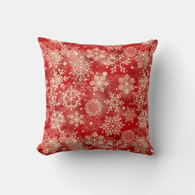 Coussin Motif de snowflakes (Recto)