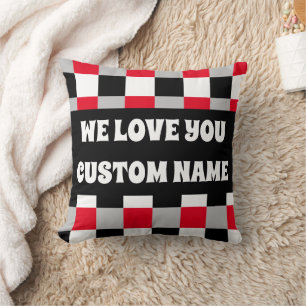Coussin Motif de tableau de contrôle modifiable