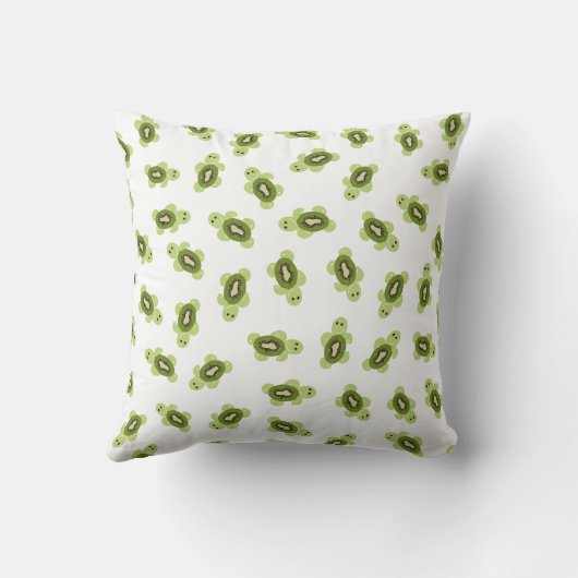 Coussin Motif de tortue mignonne (Verso)