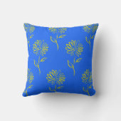 Coussin Motif de tournesol jaune (Verso)