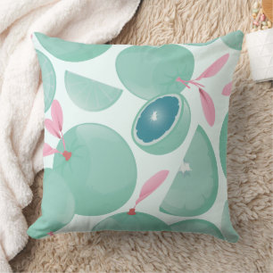 Coussin Motif de tranches de citrus frais