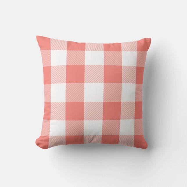 Coussin Motif de très bon goût de plaid de contrôle de (Recto)