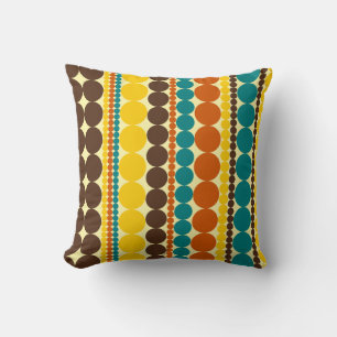 Coussin Motif de triage vertical des points rétro