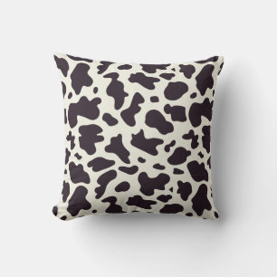 Coussin Motif de vache noir et blanc Imprimer
