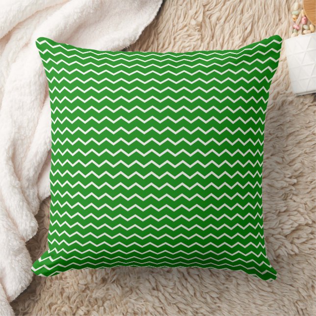 Coussin Motif de vagues Chevron Dynamiques (Couverture)