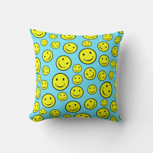 Coussin Motif de visages souriants