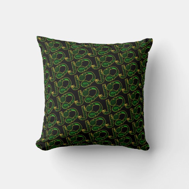Coussin motif d'écouteurs dee jays (Recto)