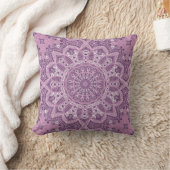 Coussin Motif dentelle violette (Couverture)