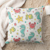 Coussin motif des créatures de mer (Couverture)