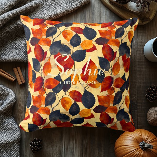 Coussin Motif des feuilles d'automne confortables | Décor  (Créateur téléchargé)