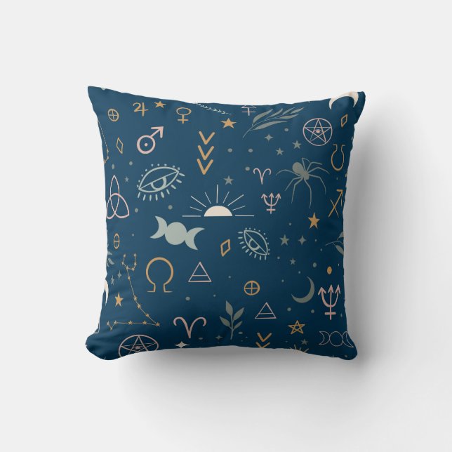 Coussin Motif des mystères célestes (Recto)