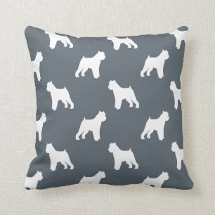 Coussin Motif des silhouettes du Griffon de Bruxelles