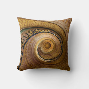 Coussin Motif d'escalier en spirale