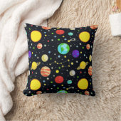 Coussin Motif d'espace amusant (Couverture)