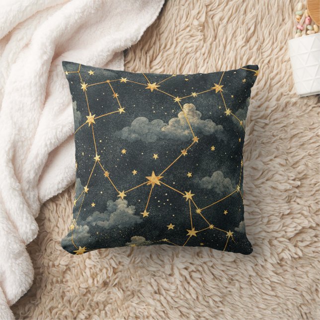 Coussin Motif d'étoile de constellation céleste (1) (Couverture)