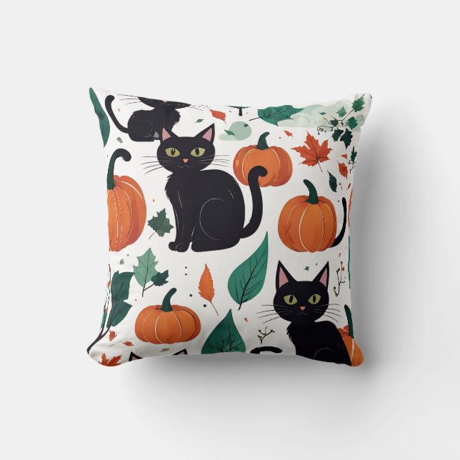 Coussin Motif d'Halloween (Recto)