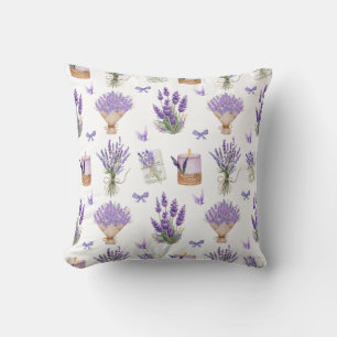 Coussin Motif d'impression couleur aquarelle