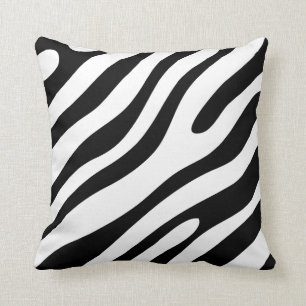 Coussin Motif d'impression Zebra moderne personnalisez vot