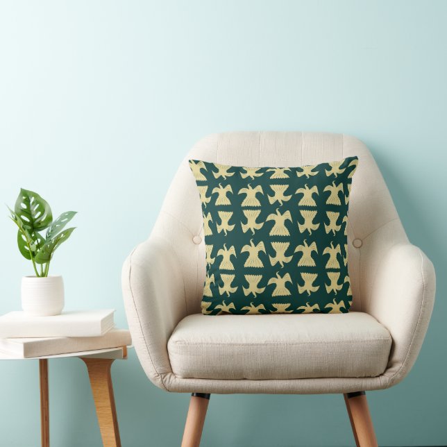 Coussin Motif d'oiseaux (Chaise)