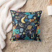 Coussin Motif Doodle de l'espace extra-atmosphérique (Couverture)