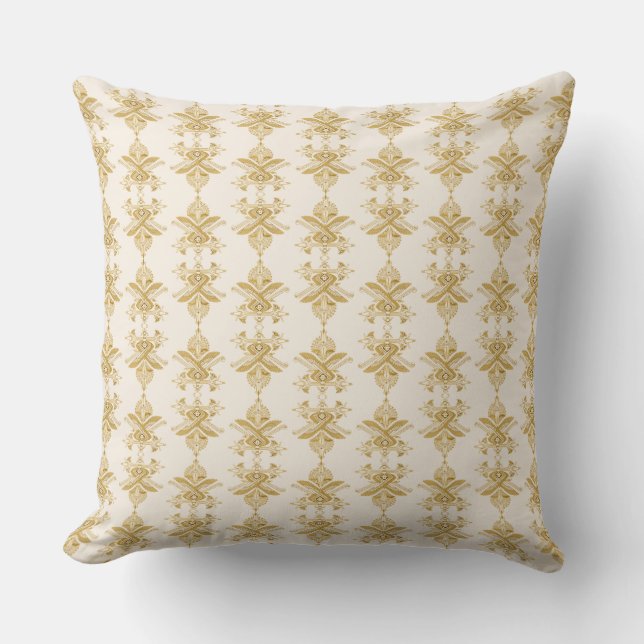 Coussin Motif doré égyptien (Recto)