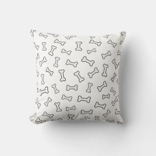 Coussin Motif d'os de dessin