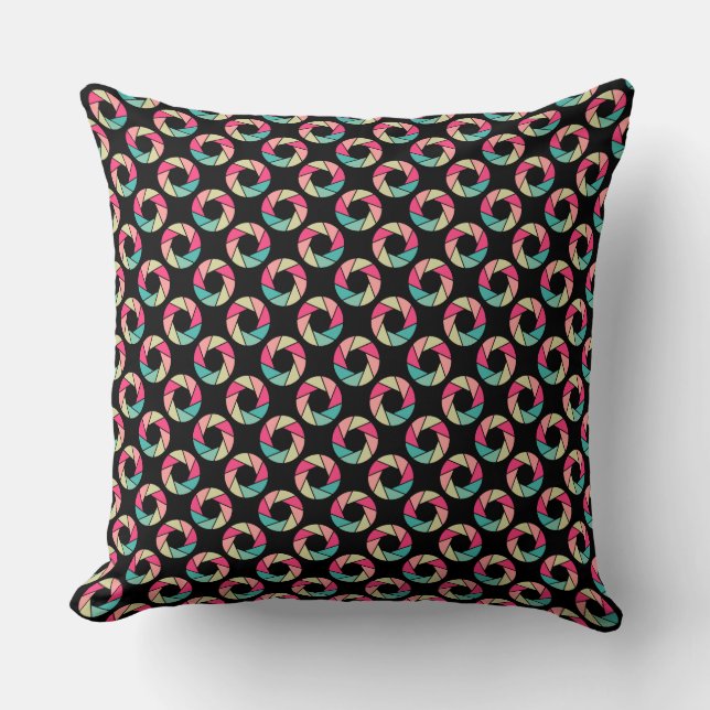 Coussin Motif d'ouverture - Couleurs 01 (Recto)