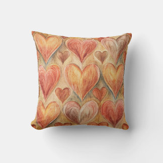 Coussin motif du coeur