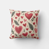 Coussin motif du coeur (Recto)