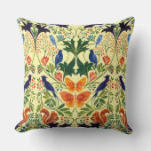 Coussin Motif Écureuils Oiseaux & Papillons (Recto)
