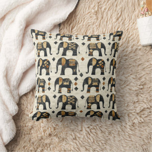 Coussin Motif Élément Bohème Tribal (2)