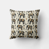 Coussin Motif Élément Bohème Tribal (2) (Verso)
