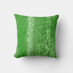 Coussin Motif en mosaïque verte