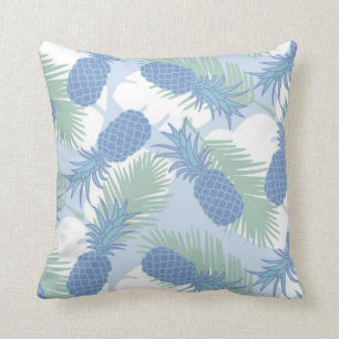 Coussin Motif en pastel tropical d'ananas