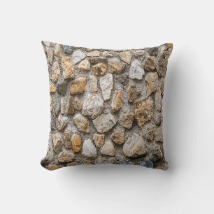 Coussin Motif en pierre, pierre naturelle