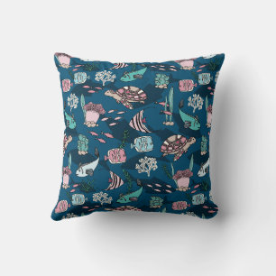 Coussin Motif enfant Ocean Friends