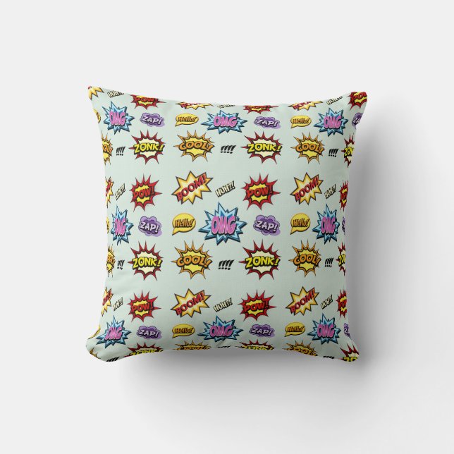 Coussin motif, esthétique méditerranéenne 3D (Recto)