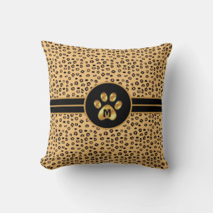 Coussin Motif et paw Wild Tiger