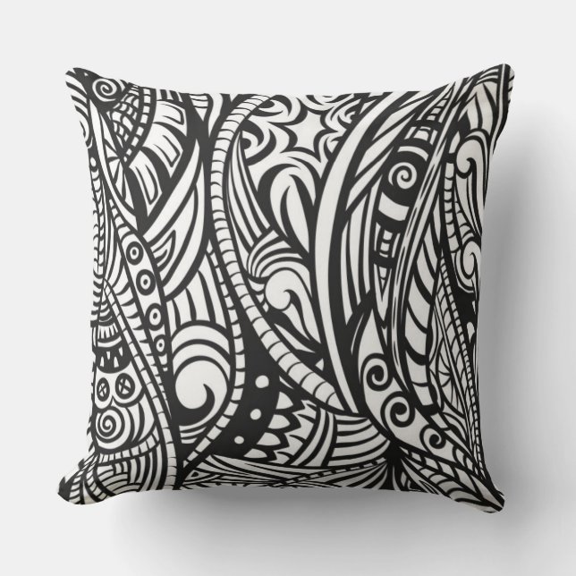 Coussin Motif ethnique 3 (Recto)