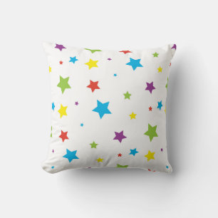 Coussin Motif étoilé coloré