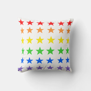 Coussin Motif étoilé coloré moderne