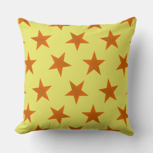 Coussin Motif Étoiles Dorées 4