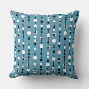Coussin Motif festif avec perles enfilées et étoile de bij