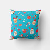 Coussin Motif festif de Noël (Verso)