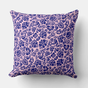 Coussin motif feuille.13.bw Lpink BG