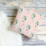 Coussin Motif Feuille d'aquarelle moderne<br><div class="desc">Motif Feuille d'aquarelle moderne</div>
