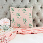 Coussin Motif Feuille d'aquarelle moderne<br><div class="desc">Motif Feuille d'aquarelle moderne</div>