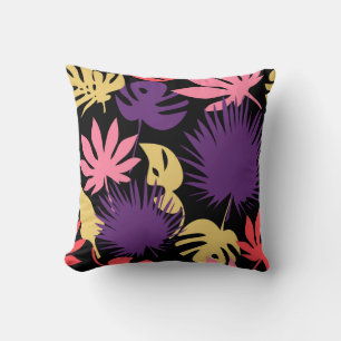 Coussin Motif feuille tropical sans couture