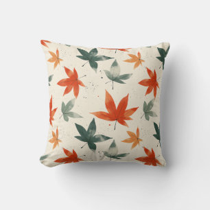 Coussin Motif Feuilles d'automne