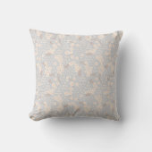 Coussin Motif fleur de myosotis (Recto)